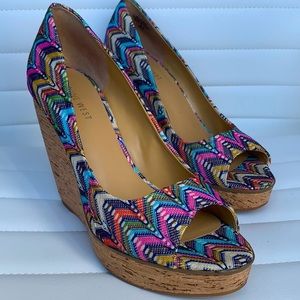 Nine West Wild Thing Spice Wedge Heels